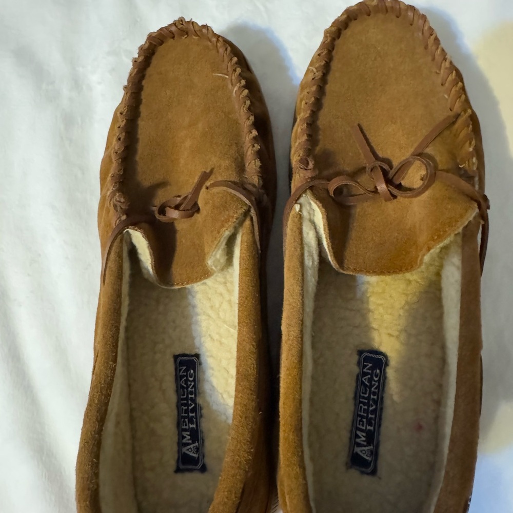 American Living Brown Suede Loafers